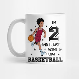 Boy plays basketball - I am 2 Mug